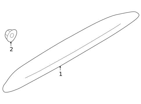 High Mounted Stop Lamp for 2013 Subaru Outback #0