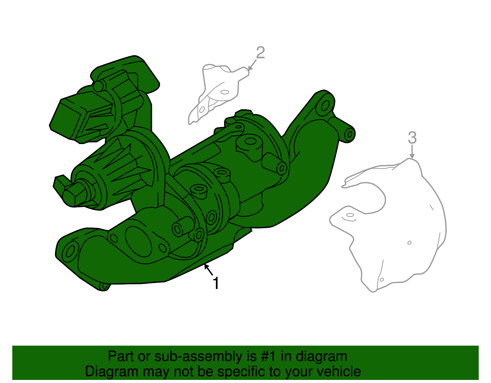 2016-2019 Nissan Turbocharger 14411-BV86A | TascaParts.com