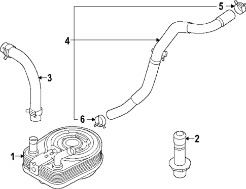 Oil Cooler for 2023 Kia Niro #0