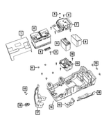 6512686AA - Electrical: Hex Nut And Washer for Mopar Image