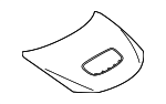 57229FG0009P - Body: Hood Panel for Subaru Image