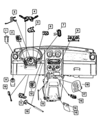 56044850AB - Electrical: Electronic Stability Program Switch for Mopar Image