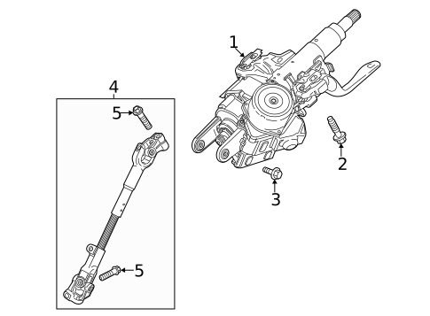 Steering Column Assembly for 2022 Buick Encore #0