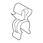 51413413013 - Body: Trim Panel Clip for BMW: X3 Image