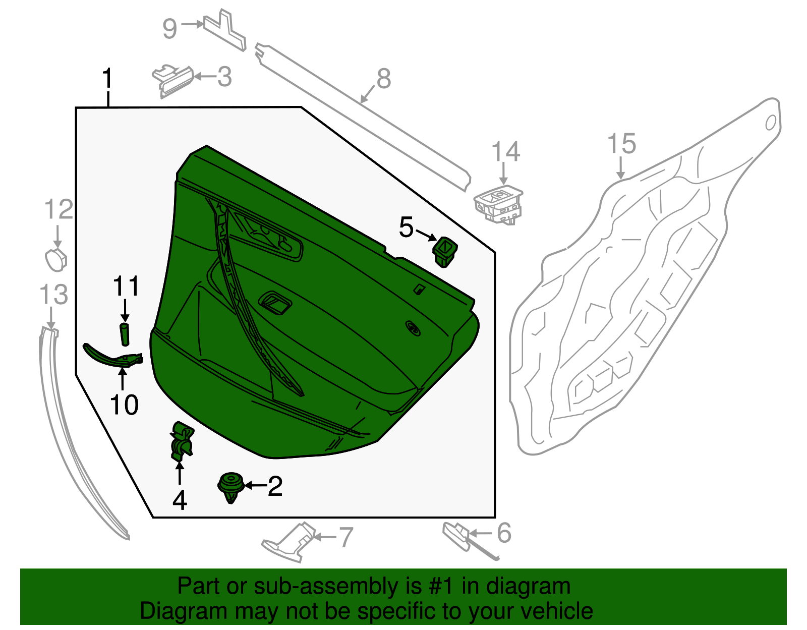 Trim Panel - BMW (51-42-3-415-911)