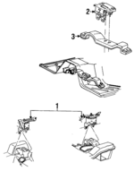 F3LY6068A - Engine: Rear Mount for Lincoln: Mark VIII Image
