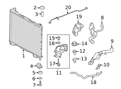 Cooling System for 2019 Land Rover Range Rover #8