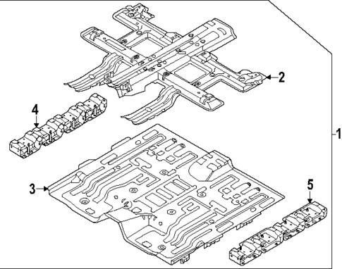 Floor for 2023 Kia Niro EV #0
