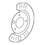 15793338 - Brakes: Splash Shield for Buick: Lucerne | Cadillac: DTS Image