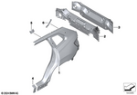 41305A66307 - Bodywork: Left Rear Side Panel for BMW Image