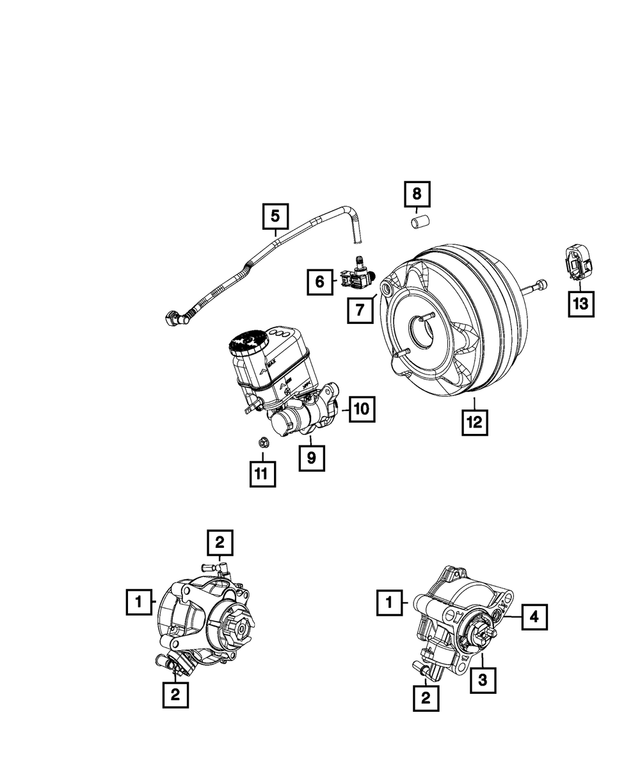 5191826AA - Brakes: Master Cylinder To Booster Seal for Mopar Image