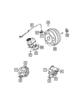 68657302AA - Brakes: O Ring, Large for Chrysler: 200 | Dodge: Dart | Fiat: 500X | Jeep: Cherokee, Compass, Renegade Image