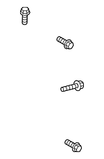 9008011255 - Body: Fender Bolt for Lexus: GX460, GX470, GX550, IS250, IS350, LC500, LC500h, LX570, RX300, RX350L, RX450hL, RZ300e, RZ450e Image