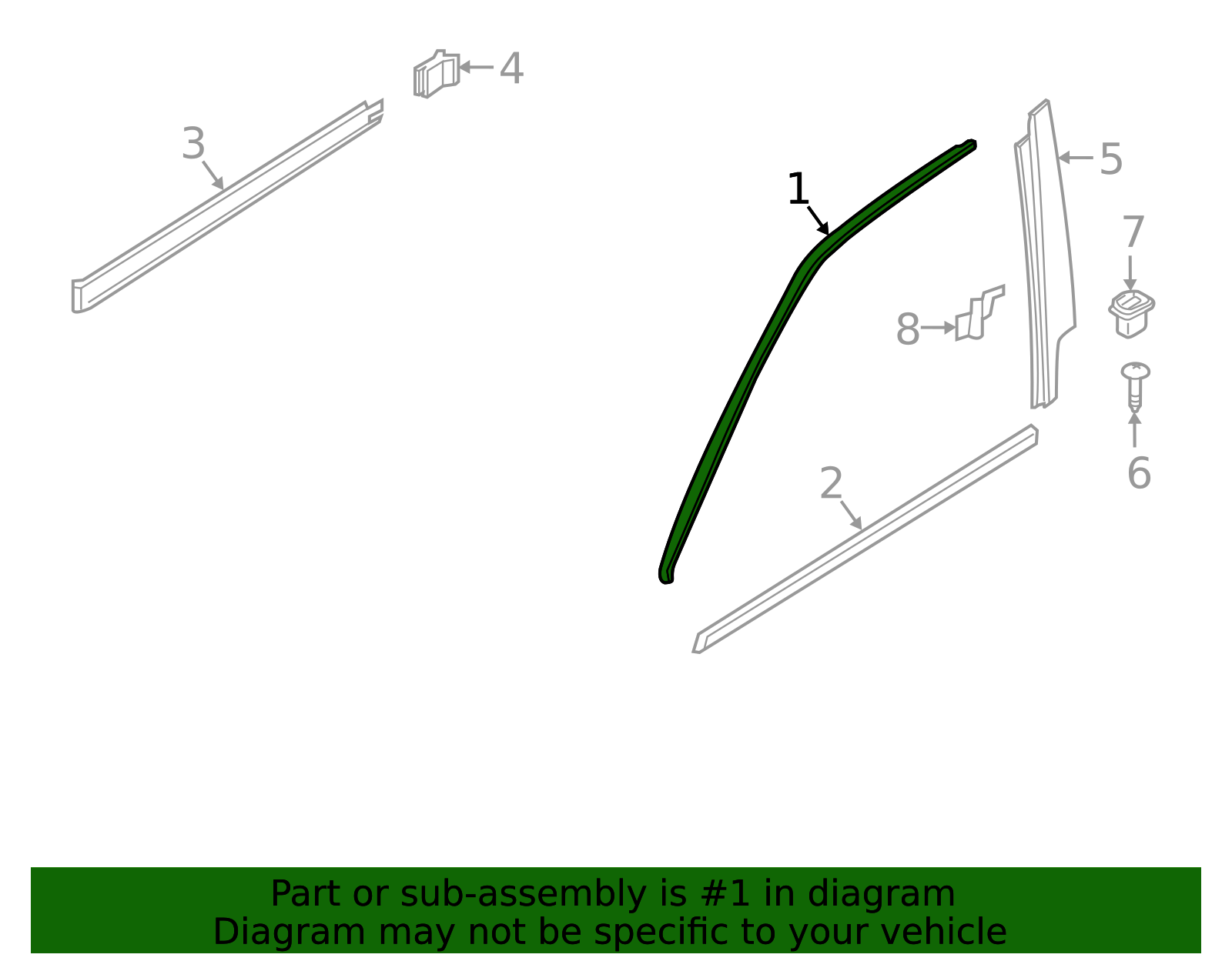 Cover Molding 51-33-5-A8A-235 | BMW Parts Warehouse