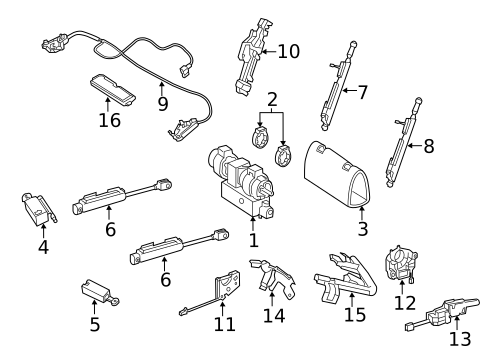 Motor & Components for 2018 Mercedes-Benz SLC 300 #0