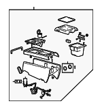 88986338 - Body: Console Assembly for Hummer: H2 Image image