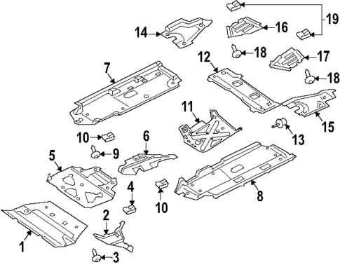 Under Cover & Splash Shields for 2025 Porsche Cayenne #0