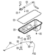 68210080AA - 6.7L Turbo Diesel; Engine: Oil Pickup Tube for Ram: 2500, 3500 Image