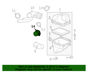 2007-2009 GM Mass Airflow Sensor 19355501 | Capital Chevy Parts