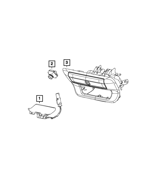 4672850AB - Electrical: Camera for Mopar Image