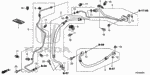 80361TR0A00 - Body/Air Conditioning: CLAMP, SUCTION HOSE for Honda Image