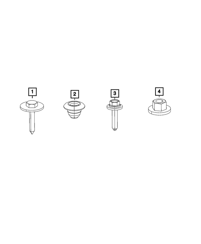 68340509AA - Electrical: Screw for Mopar Image