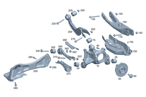 Rear Axle Suspension for 2023 Mercedes-Benz GLA45 AMG #0
