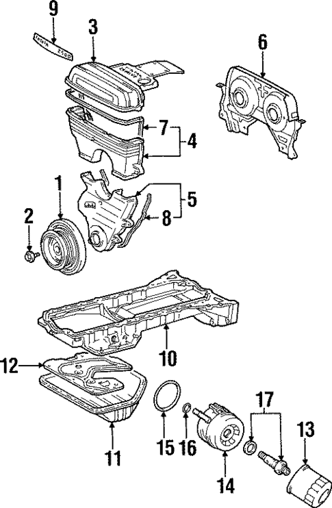 Engine Parts for 1995 Toyota Supra #0