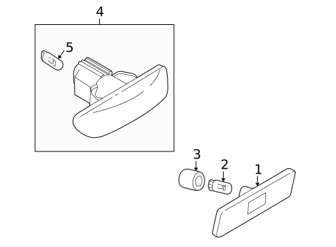 Side Marker Lamps for 2006 Volvo S80 #0