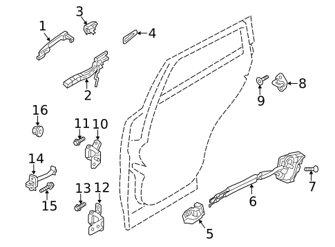 Lock & Hardware for 2023 Mazda CX-30 #1