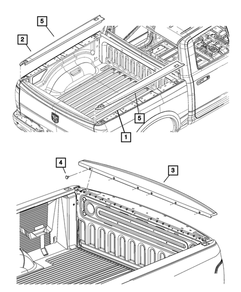 Pick-up Box and Fuel Filler Door for 2016 Ram 3500 #8