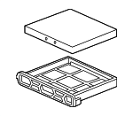 80290SDAA01 - HVAC: Filter for Honda: Accord, Civic, CR-V Image