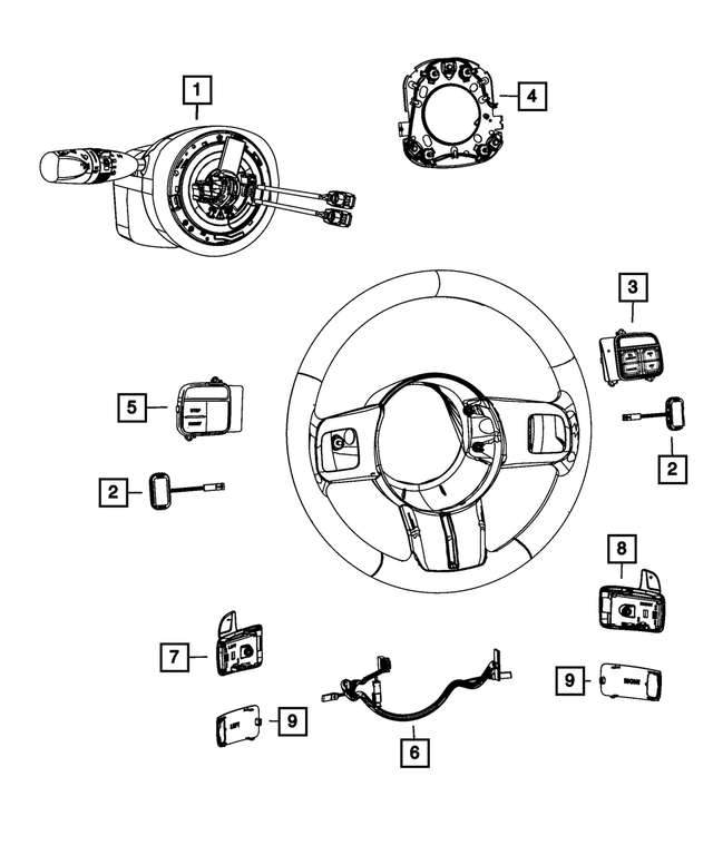 1HE78HL9AH - : Steering Column Module for Mopar Image