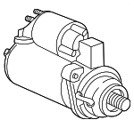 9A1604103AX - Electrical: Starter for Porsche: 911, Boxster, Cayman Image