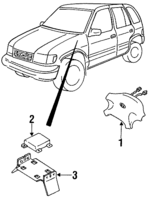 UK04L57K0070 - : Driver Air Bag for Kia: Sportage Image