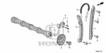 14110R1BA00 - : Camshaft for Honda Image