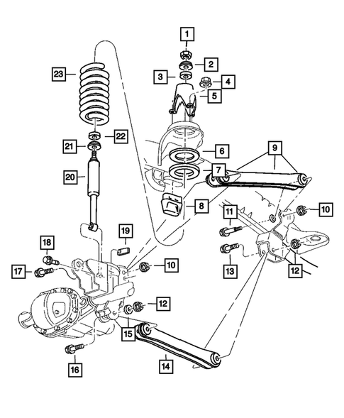 Front Suspension for 2007 Dodge Ram 3500 #2