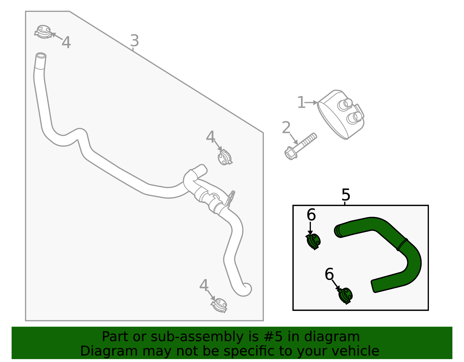 L1MZ-8N021-B - 2020-2024 Ford Explorer - Outlet Hose | Dealer Auto Parts