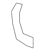 74482TX6A01 - Body: Fuel Pocket Cover for Acura: ILX Image