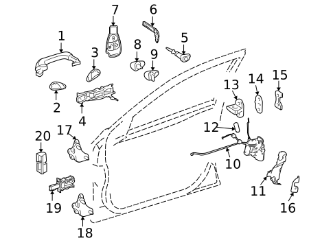 Front Door for 2010 Mercedes-Benz CLS63 AMG #0