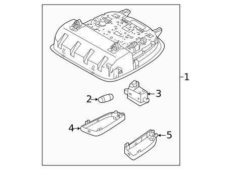 Overhead Console for 2019 Kia Sorento #0