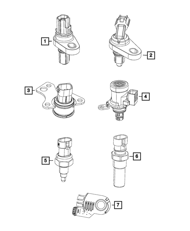 68099548AA - Electrical: Back Up Lamp Switch for Mopar Image
