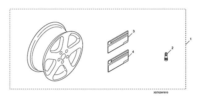 Towing Spare Rim for 2012 Acura MDX #0