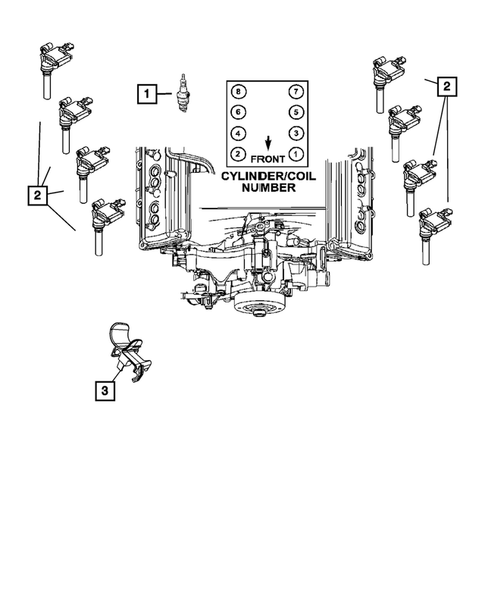 Ignition - Spark Plugs, Cables, Coils, and Glow Plugs for 2010 Jeep Commander #0