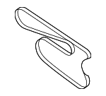 11287628650 - Cooling System: Serpentine Belt for BMW Image