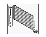 95857311103 - HVAC: Condenser for Porsche: Cayenne Image