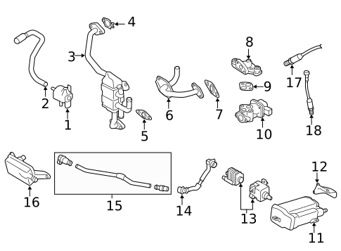 EGR & Related Components for 2017 Subaru Outback #0