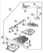 R5137566AB - Automatic Transaxle 4 Speed: Complete Valve Body for Mopar Image