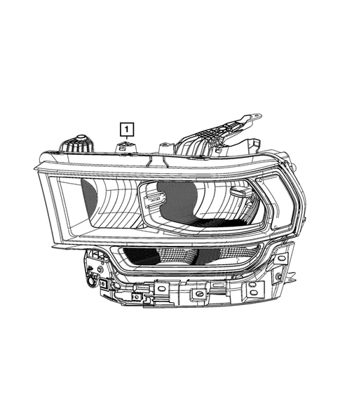 Lamps, Interior and Exterior for 2023 Ram 2500 #19