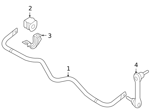 Stabilizer Bar & Components for 2015 INFINITI QX70 #0